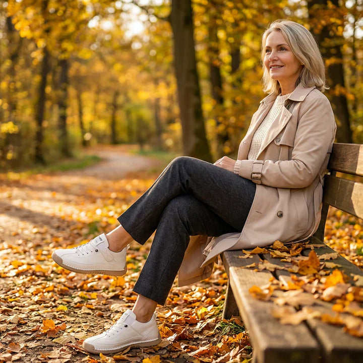 Gisela - Comfortabele orthopedische schoenen met een huideffect
