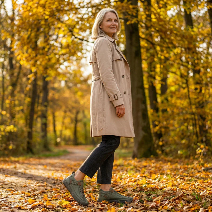 Gisela - Comfortabele orthopedische schoenen met een huideffect