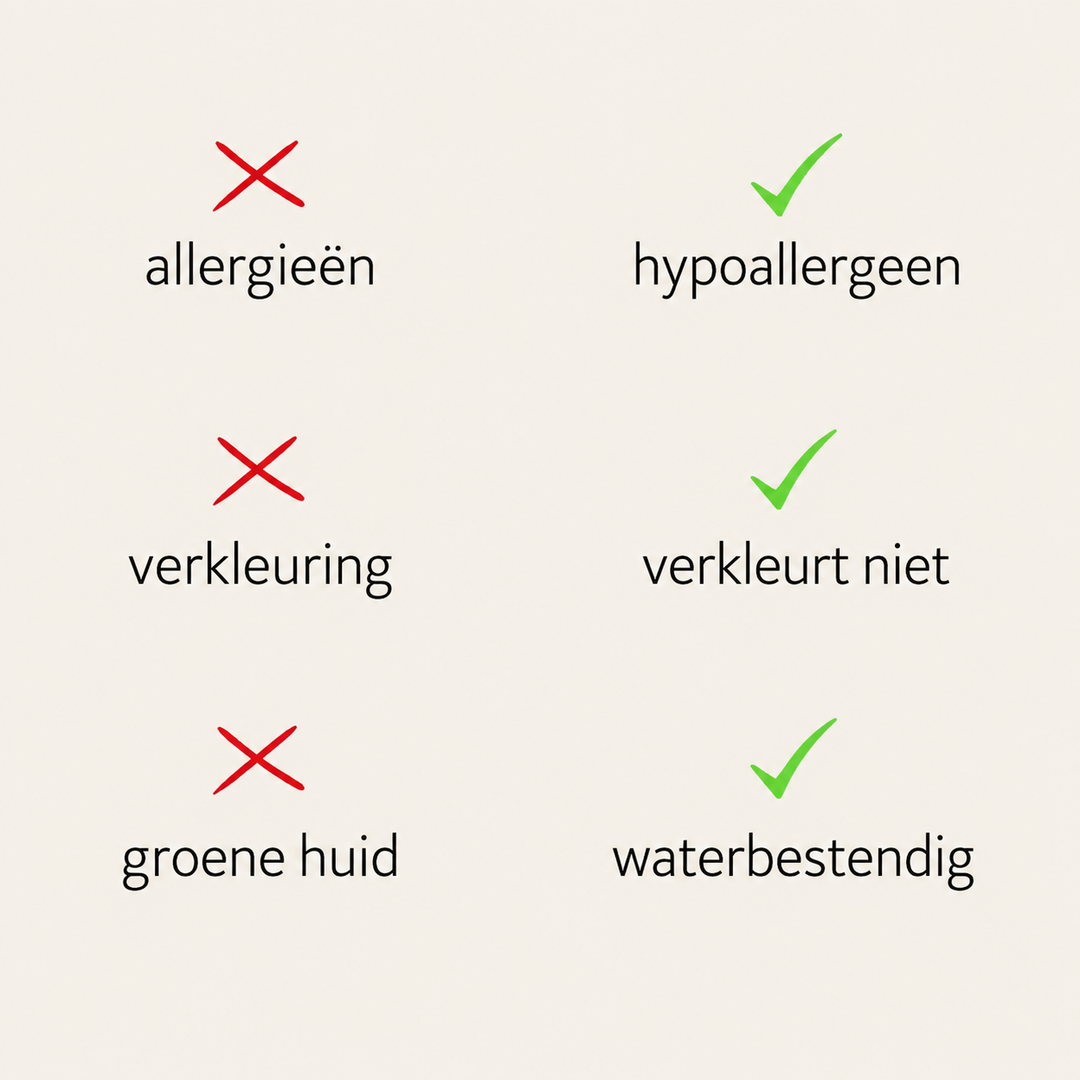 Elegante Natuurlijke Parel Halsketting Set
