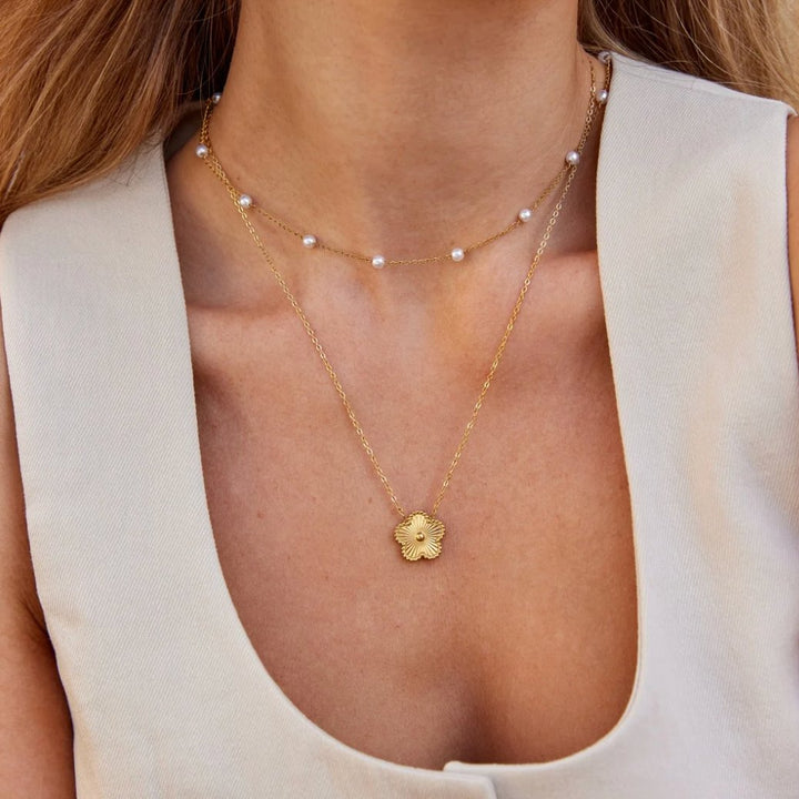 Collier Nura Perla en Or 18K