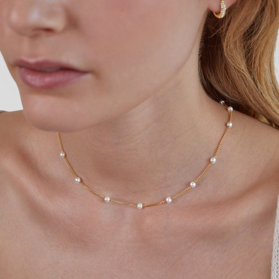 Collier Nura Perla en Or 18K