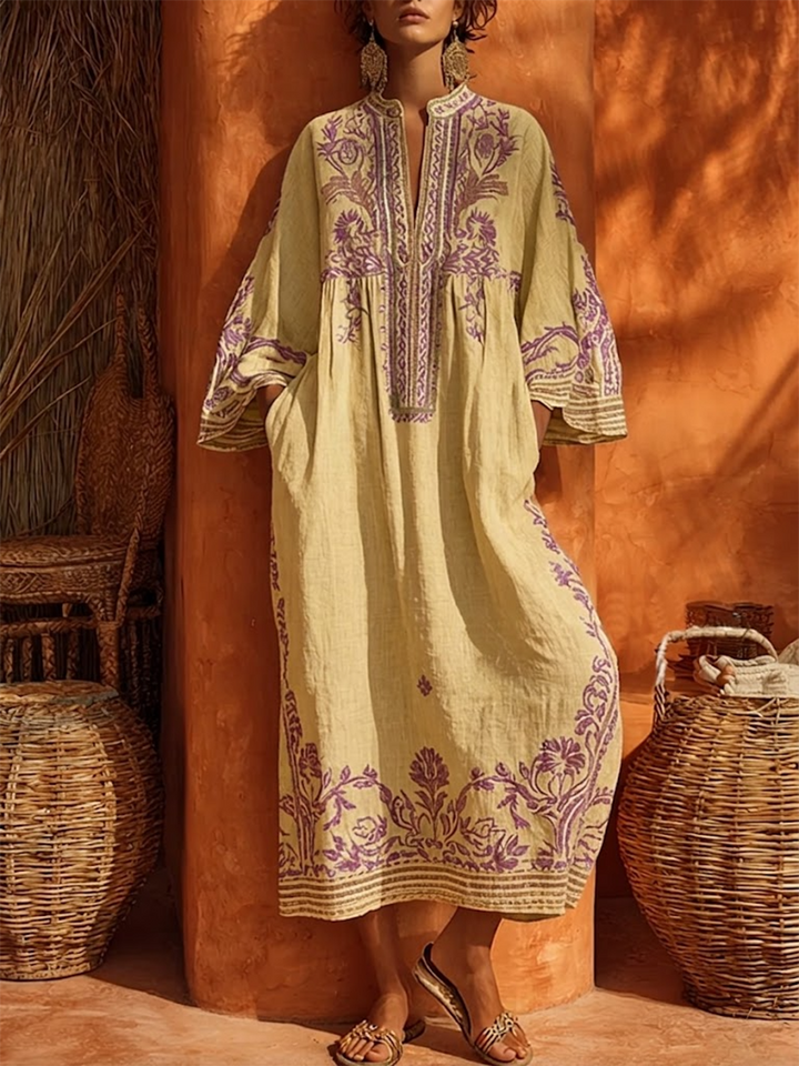 Elena™ | Mediterrane Maxi Jurk