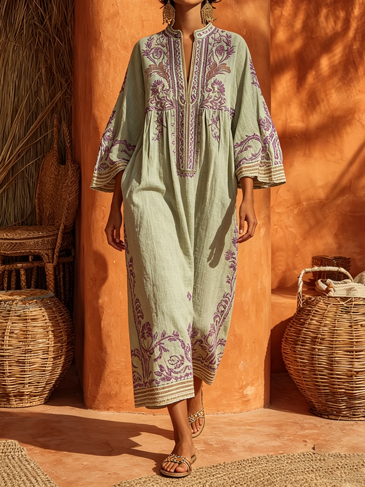 Elena™ | Mediterrane Maxi Jurk