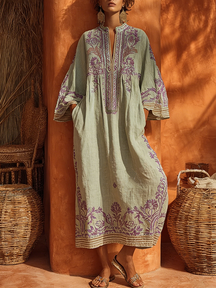 Elena™ | Mediterrane Maxi Jurk