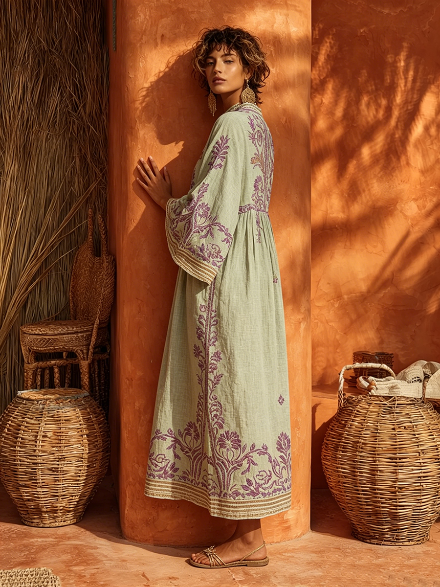 Elena™ | Mediterrane Maxi Jurk