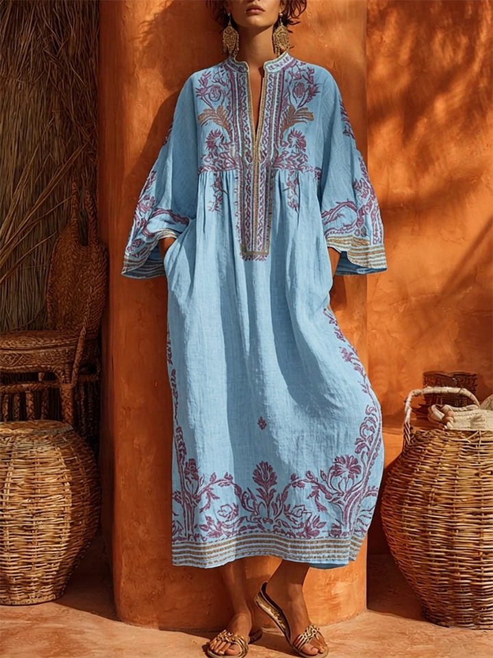 Elena™ | Mediterrane Maxi Jurk