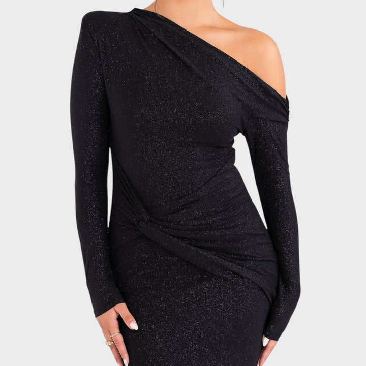 Vesna - Maxi Glanzende Jurk