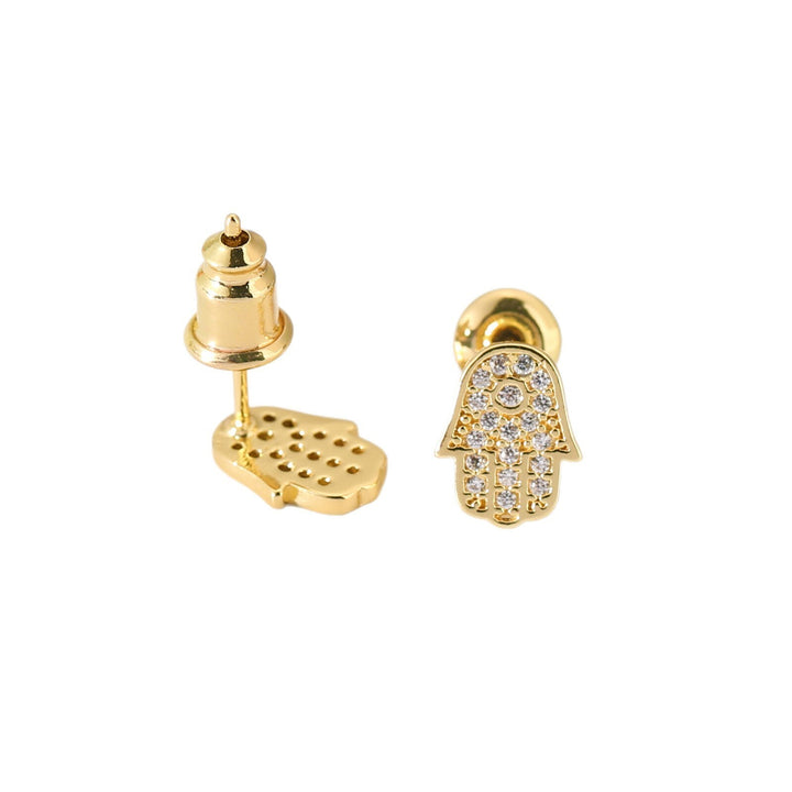 Hamsa Hand Oorknopjes | Symbolische Oorbellen