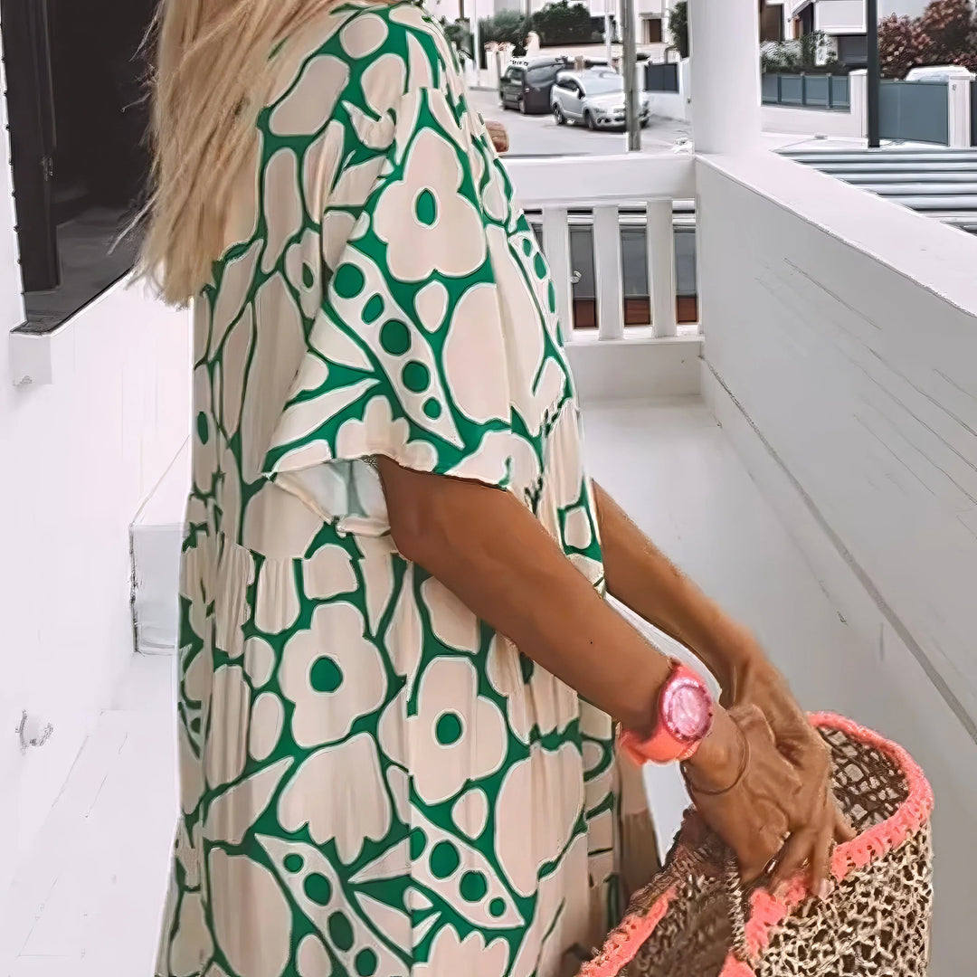 La Scintilla | Maxi Jurk Natuurlijke Elegant