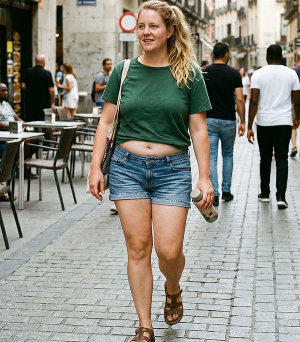 Zeni - Hoge Taille Sport Shorts met Diepe Zakken