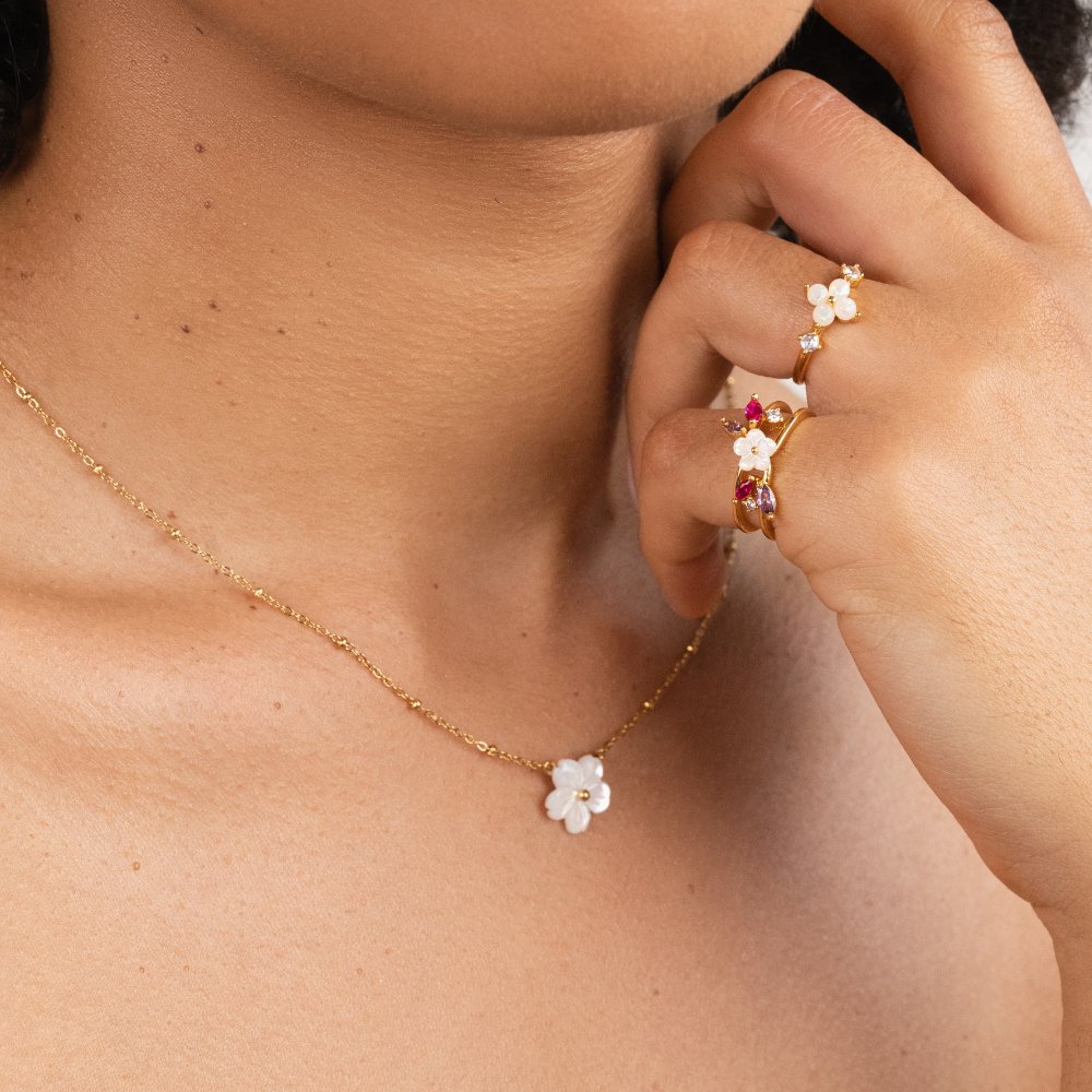 Prachtige Bloemen Ketting