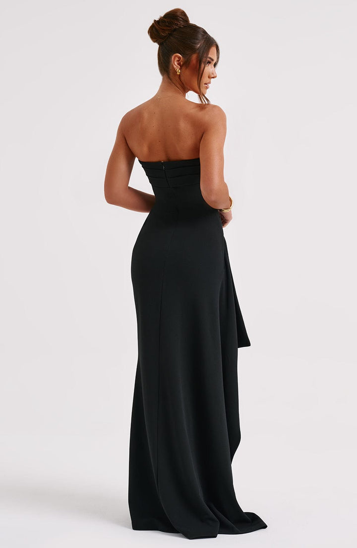 Omina™ | Luxe Maxi Jurk Zonder Schouderbanden